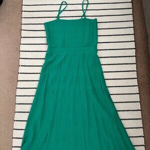 Amazon Green Midi Knit Dress